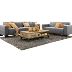 4 zitsbank Alpa polyether zitting antraciet