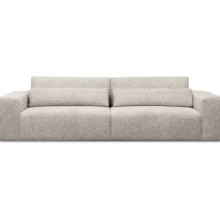 4 zitsbank Lombardy polyetherschuim grijs