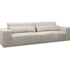 4 zitsbank Lombardy polyetherschuim grijs