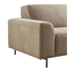 3 zitsbank Pantini microleder bruin excellent comfort