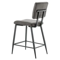 Barkruk Gento microvezel antraciet