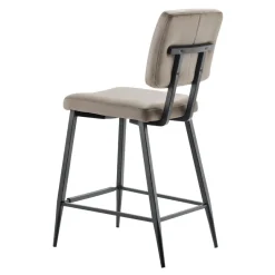 Barkruk Gento microvezel beige