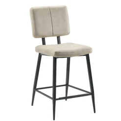 Barkruk Gento microvezel zandbeige