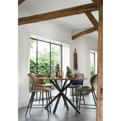 Bartafel Romaro 130x80 cm rechthoekig teak mix rough