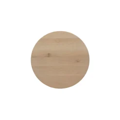 Bijzettafel Tavolo rond 60 eiken naturel grijs 3-poot