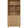 Boekenkast Arrosto eikenhout 203x90x45 cm light roast