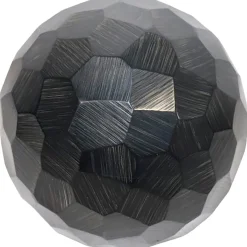 Decoratiebeeld Trebbia bal L zwart