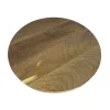 Decoratieschaal Lomnato naturel hout 40 cm rond
