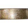 Decoratieschaal Trebbia 15x40 cm rechthoekig brons