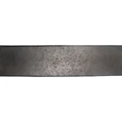 Decoratieschaal Trebbia 15x60 cm rechthoekig zwart