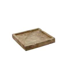 Dienblad Scaffale 30x30 teak wortel