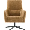 Draaifauteuil Duna okerbruin