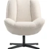 Draaifauteuil Fortenza ecru