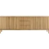 Dressoir Arrosto eikenhout 76x225x45 cm light roast