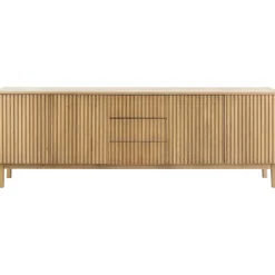 Dressoir Arrosto eikenhout 76x225x45 cm light roast