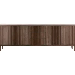 Dressoir Arrosto eikenhout 76x225x45 cm Dark Roast