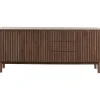 Dressoir Arrosto eikenhout 76x180x45 cm Dark Roast