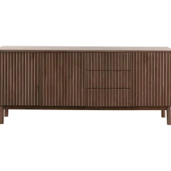 Dressoir Arrosto eikenhout 76x180x45 cm Dark Roast