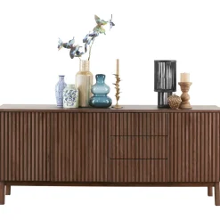 Dressoir Arrosto eikenhout 76x180x45 cm Dark Roast