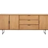 Dressoir Aska (195 Cm) teak naturel brushed