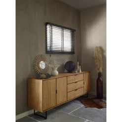 Dressoir Aska (195 Cm) teak naturel brushed