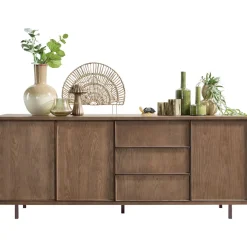 Dressoir Calvo 80x200x45 cm bruin