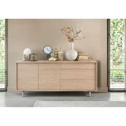 Dressoir Famosa 76x180x45 cm bruin