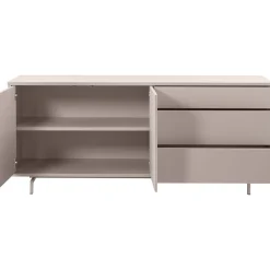 Dressoir Famosa 76x180x45 cm grijs