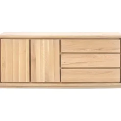 Dressoir Lavio (164 cm) eiken naturel grijs
