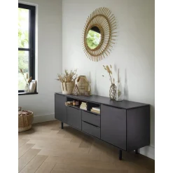 Dressoir Nero (220 cm) noir decor