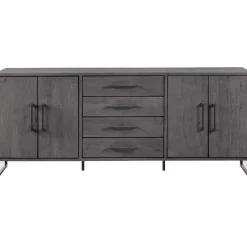 Dressoir Piastra 188 cm zwart