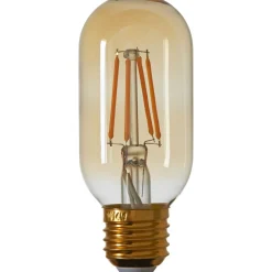 E27 Ledlamp Luce amber 4 Watt 4,5x10 cm staaf