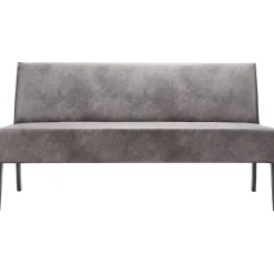 Eetkamerbank Avanza 170 cm microleder grijs