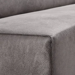 Eetkamerbank Avanza 170 cm microleder grijs