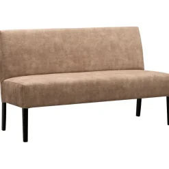 Eetkamerbank Avanza 170 cm velvet lichtbruin