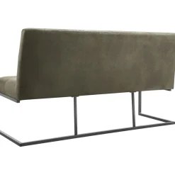 Eetkamerbank Oro 170 cm microleder groen