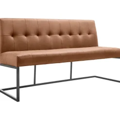 Eetkamerbank Oro 170 cm microleder bruin