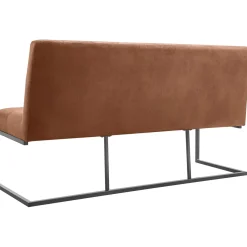 Eetkamerbank Oro 170 cm microleder bruin