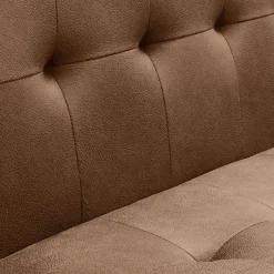 Eetkamerbank Oro 170 cm microleder bruin