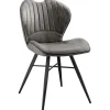 Eetkamerstoel Castione microvezel antraciet