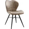 Eetkamerstoel Castione microvezel taupe