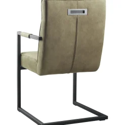 Eetkamerstoel Dantero microvezel groen