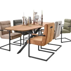 Eetkamerstoel Dantero microvezel antraciet