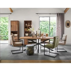 Eetkamerstoel Dantero microvezel taupe