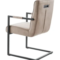 Eetkamerstoel Dantero microvezel beige