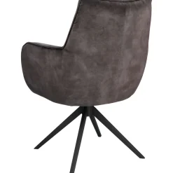 Eetkamerstoel Dordona draaibaar velvet antraciet