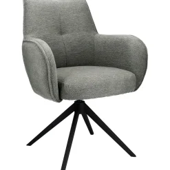 Eetkamerstoel Dordona draaibaar grijs