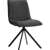 Eetkamerstoel Fare microleder antraciet