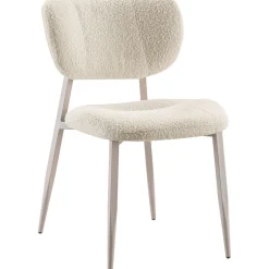 Eetkamerstoel Gomba bouclé ecru