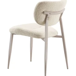Eetkamerstoel Gomba bouclé ecru
